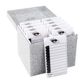 10 Layers Acrylic Eyelash Storage Box,Eyelash Holder Extension Tool,Makeup Organizer False Eyelashes Glue Pallet Holder, Grafting Eye lashes Close-Packed Display with 10 Pallets (silver)
