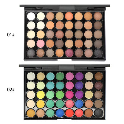 40 Color Nude Eyeshadow Palette Set